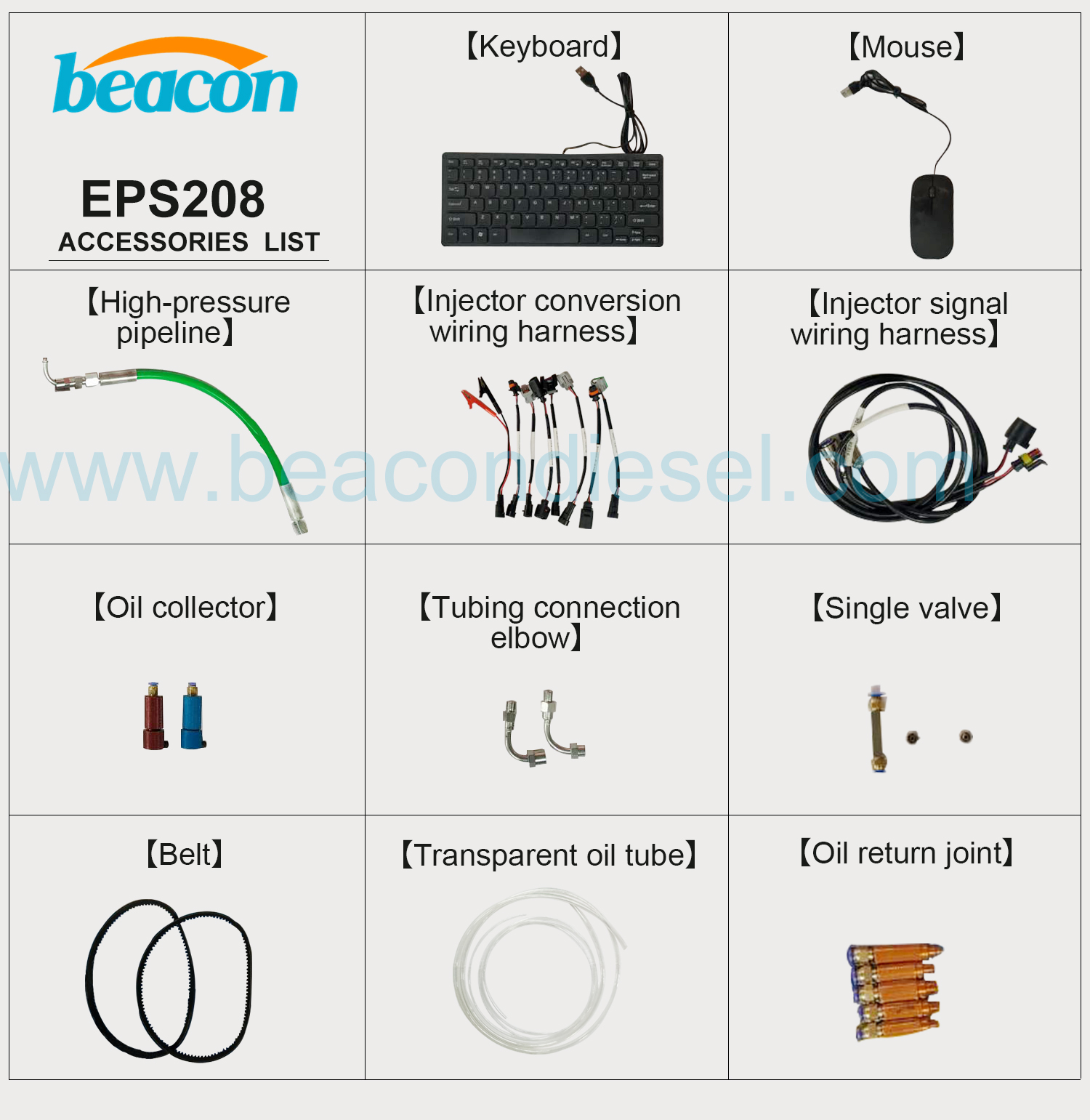 Beacon Machine Eps208 Dts208 Common Rail Diesel Injector Tester Eps205 Дизельный испытательный стенд Nts200 Dts200 Eps 205 Испытательный стенд