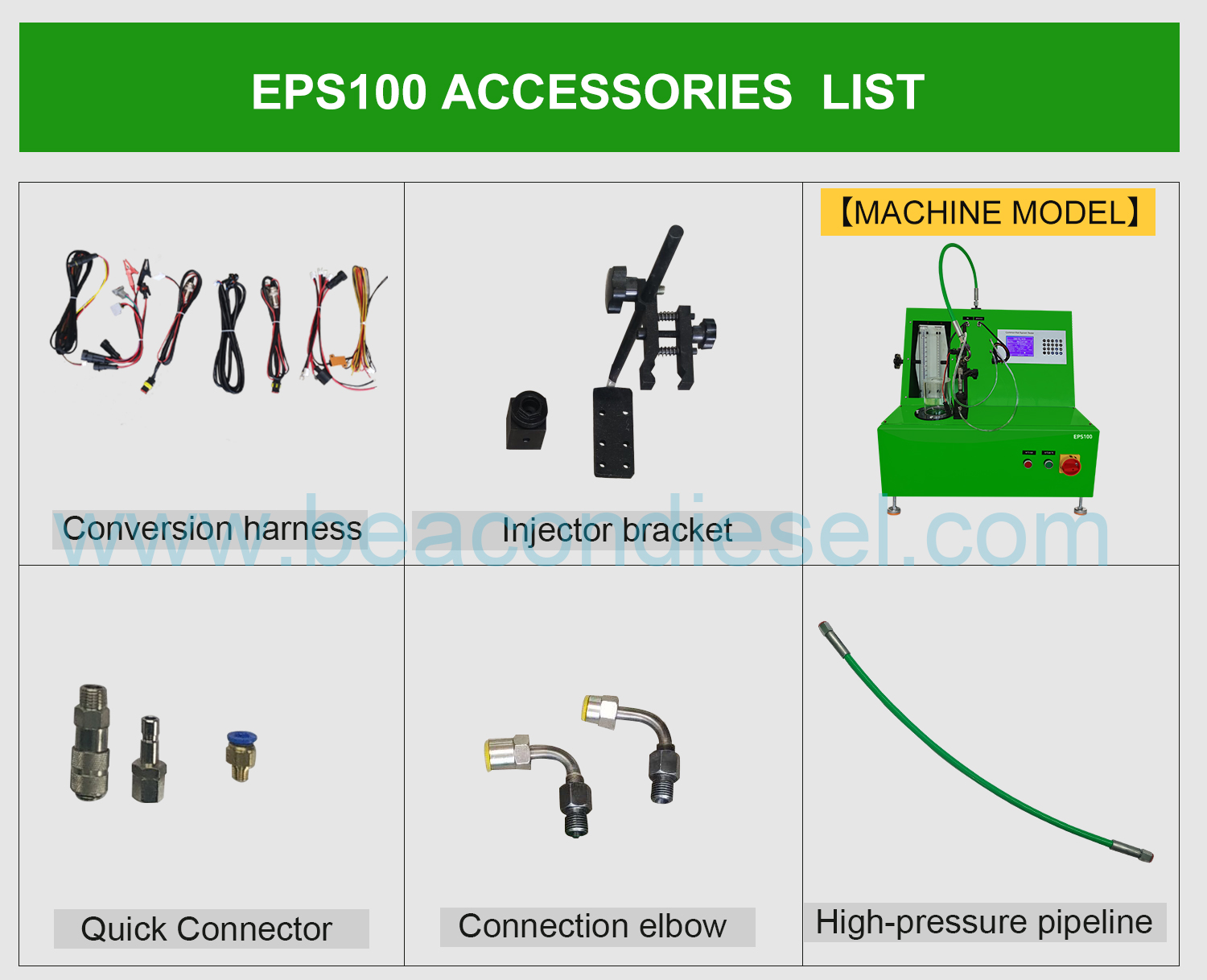 Испытательный стенд EPS100 Common Rail использовал испытательное оборудование для форсунок Common Rail