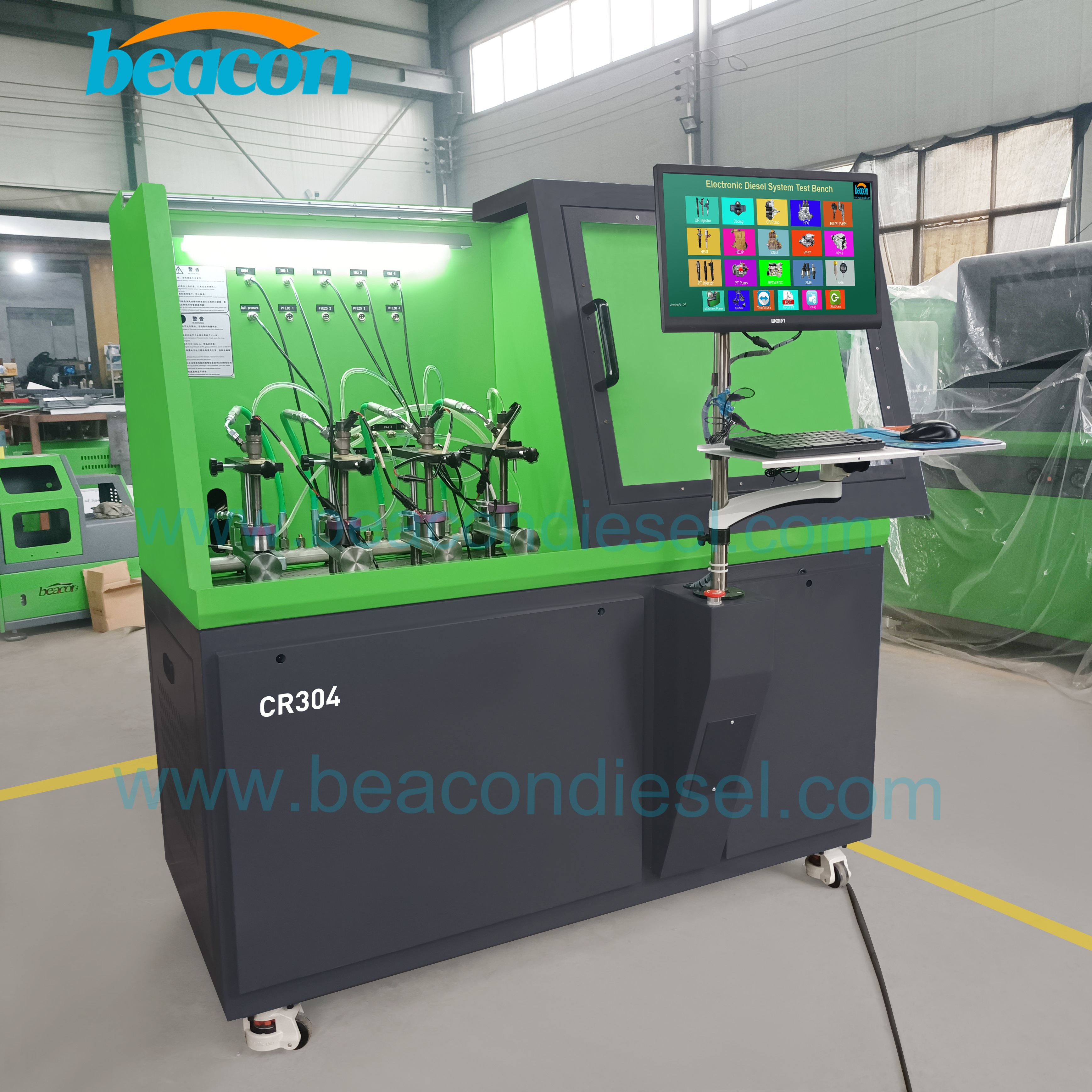 Новейшая модель Taian Beacon Machine Cr304 Common Rail Diesel Injector Test Bench Диагностические инструменты