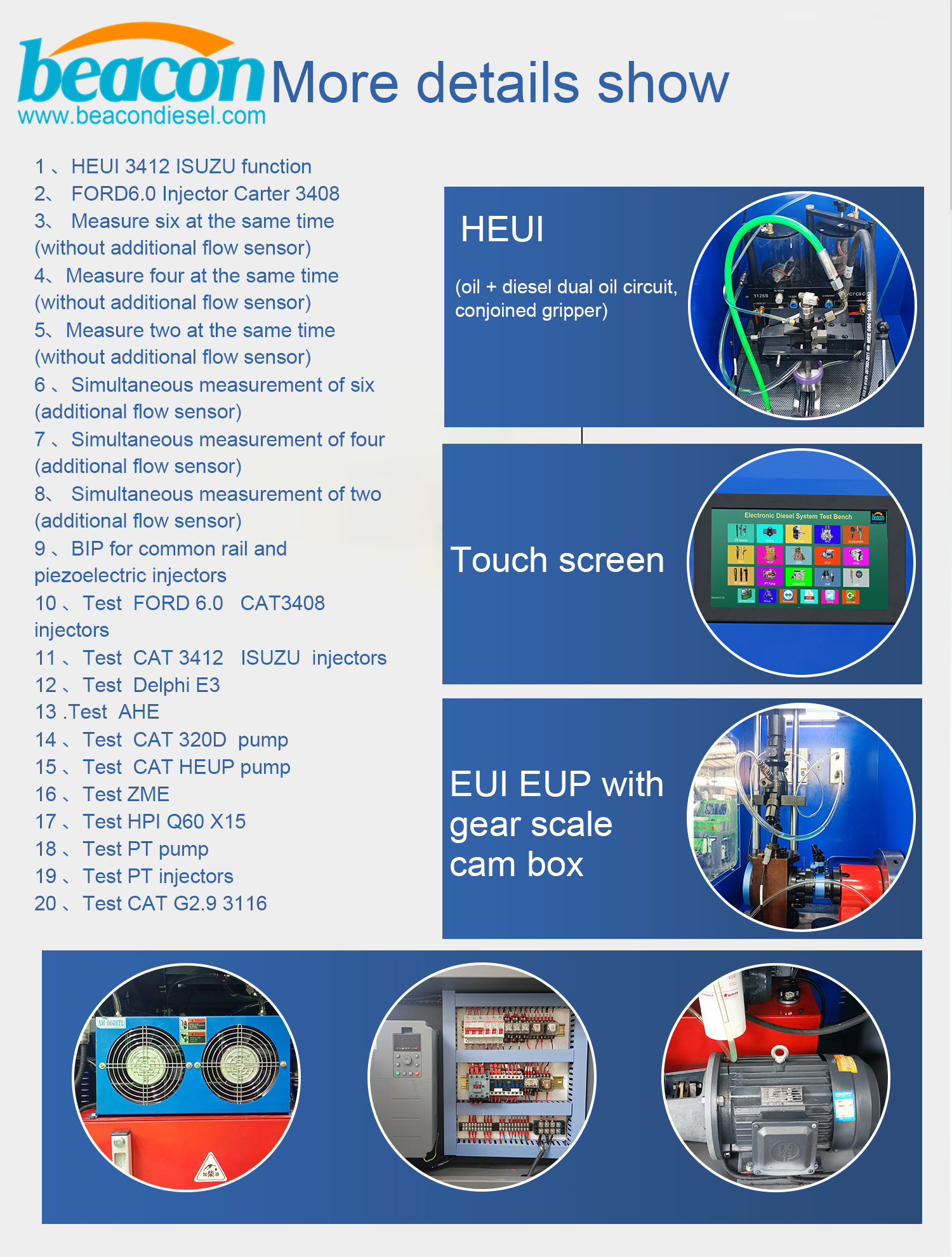 CR1016 EUI EUP оборудование для испытаний дизельных топливных форсунок Common Rail