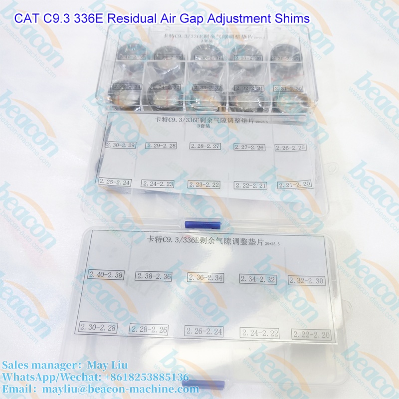 Регулировочные прокладки для топливных форсунок Caterpillar C9.3/336E