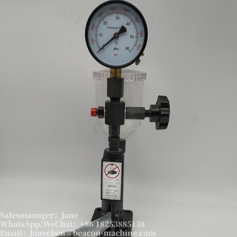 S60H Валидатор форсунок дизельного двигателя с системой Common Rail Тестер форсунок топливного распылителя