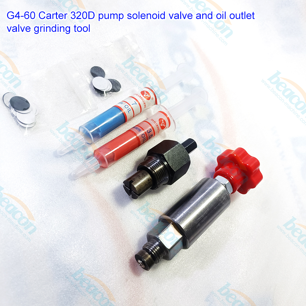 Комплект шлифовальных инструментов для насоса G4-60 Cat 320D с электромагнитным клапаном и выпускным клапаном масла