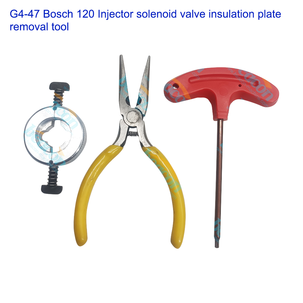 Инструмент для снятия изоляционной пластины электромагнитного клапана форсунки Bosch 120 G4-34